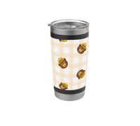 Smokey Bear Cute Outdoor Hiking Pattern Stainless Steel Insulated Tumbler