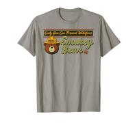 Smokey Bear Cute Retro Logo Only You Horizontal 80s Style T-Shirt