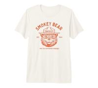 Smokey Bear Vintage Logo Distressed Orange Premium T-Shirt