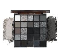 Smokey Eyeshadow - 25 Colours Smoky Eyeshadow Makeup Palette, Black Eyeshadow Palette Powder Shadow, Gothic Smokey Eye Kit, High Pigment Black Eyeshadow, Dark Eyeshadow Palette for Women Girls