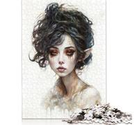 Smokey Fae Jigsaw Puzzles Puzzles for Adults Kids. 1000 Pieces Impossible Challenge Toy Educational Game Home Decoration for Adults& Kids Age 14 Years Up 1000pcs (75x50cm)