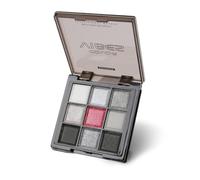 Smokey Grey Eyeshadow Palette, 9 Colour Glitter Pink Silver Black White Grey Eyeshadow, Highly Pigmented Shimmer Eyeshadow Pallets, Long Lasting Waterproof Eye Shadow Pallets for Women