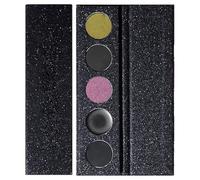 Smokey Pink Glitter Eyeshadow Palette-5 Colors,Cool Toned Eyeshadow Palette,Halloween Gothic Makeup,Clump-Free & Easy-to-Blend Cool-Toned Shadows,Color Pairings for Beginners