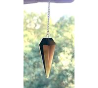 Smokey Quartz Dowser Cone Pendulum Crystal Healing Gift Positive Energy Reiki FENG Shui Gemstone Concentration