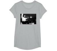 Smokey Robinson Motown Singer The Miracles by Michael Grecco T-Shirt, Girls, Heather Grey, Small