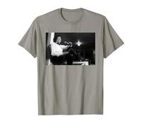 Smokey Robinson Motown Singer The Miracles by Michael Grecco T-Shirt, Men, Slate Grey, Small