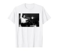 Smokey Robinson Motown Singer The Miracles by Michael Grecco T-Shirt, Men, White, Small