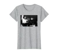 Smokey Robinson Motown Singer The Miracles by Michael Grecco T-Shirt, Women, Heather Grey, 3X-Large
