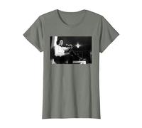 Smokey Robinson Motown Singer The Miracles by Michael Grecco T-Shirt, Women, Olive Heather, 3X-Large