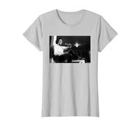 Smokey Robinson Motown Singer The Miracles by Michael Grecco T-Shirt, Women, Silver Grey, Medium