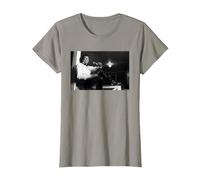Smokey Robinson Motown Singer The Miracles by Michael Grecco T-Shirt, Women, Slate Grey, 3X-Large
