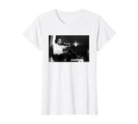 Smokey Robinson Motown Singer The Miracles by Michael Grecco T-Shirt, Women, White, Large