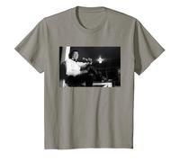 Smokey Robinson Motown Singer The Miracles by Michael Grecco T-Shirt, Youth, Slate Grey, Small