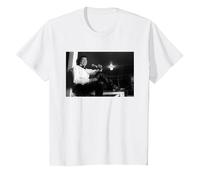Smokey Robinson Motown Singer The Miracles by Michael Grecco T-Shirt, Youth, White, X-Small