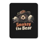 Smokey The Bear Fire Danger Mouse Pad with Stitched Edges Non Slip Mousepad Desk Mat for Office Gaming