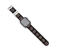 Smokey The Bear Fire Danger Silicone Watchband Compatible with IWatch Classic Replacement Strap Soft Wristbands for Men Women 38mm/40mm