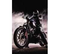 Smokin' Biker Notebook: Pocket-size 4" x 6" notebook. 101 lined pages for daily reminders, ideas, etc. Stocking stuffer, gift.