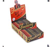 Smoking 1 box Black DeLuxe Medium size 1 1/4 rolling paper = 1250 papers