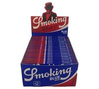 Smoking BLUE 1 Box Slim King Size Papers 50 x 33 Sheets Blue Long Papers Original?