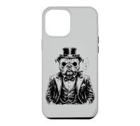 Smoking Bulldog Gentleman In Tuxedo Top Hat Case for iPhone 12 Pro Max