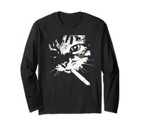 Smoking Cat Meme Gangster Street Kitten Long Sleeve T-Shirt