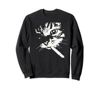 Smoking Cat Meme Gangster Street Kitten Sweatshirt
