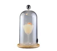 Smoking Cloche For Food Drinks, Cocktails Smoke Infuser Accessory, Smoking Cloche Dome Cover, Accessory For Smoker Gun Smoking Infusion Plates, Bowls and Glasses (33cm)