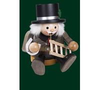 Smoking Figure Christmas Ore Mountains Ball Smoker Chimney Sweep Sitting 26430