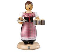 Smoking Figure Smoking Man Large Oktoberfestkellnerin ( Wxh ): 14x24cm New