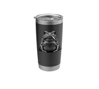 Smoking Frog Black White Toad Cigarette Smoker Design Stainless Steel Insulated Tumbler