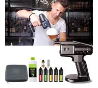 Smoking Gun, Handheld Smoked Bubble Gun，Cocktail Smoker Kit，Cold Smoke Generator，for Drinks Molecular Bubble Water Sprayer for Bar Kitchen Restaurant