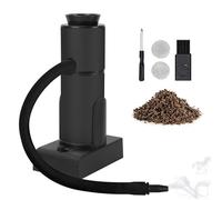 Smoking Gun, Portable Aluminum Alloy Smoker Infuser, Handheld Cocktail Smoke Food Smoker for Kitchen, Bar, Restaurant, BBQ, Picnic, Hiking, Fishing(Black)