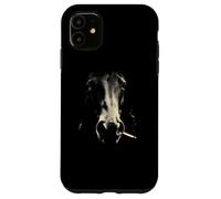 Smoking Horse Head Rustic Western Cowboy Ranch Case for iPhone 11