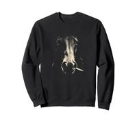 Smoking Horse Head Rustic Western Cowboy Ranch Sweatshirt