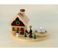 Smoking House Christmas Time LxBxH 18.0x10.5x10.5cm NEW Smoke Hut