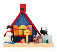 Smoking house with snowman WxH = 12x11cm NEW smoke figure smoke man smoke house
