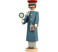 Smoking Man Bahnhofsvorsteher Colourful Hxwxd = 30x10x12cm New Smoke Figure