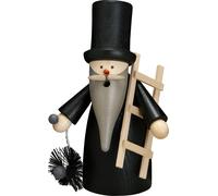 Smoking Man Gnome Chimney Sweep HxWxD = 16x10x8cm NEW Incense Figure