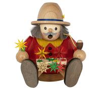 Smoking man star dealer sitting height approx. 13cm NEW smoker smoking figure