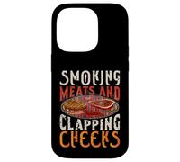 Smoking Meats And Clapping Cheeks Funny BBQ Meat smoke Case for iPhone 14 Pro