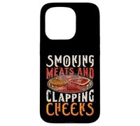 Smoking Meats And Clapping Cheeks Funny BBQ Meat smoke Case for iPhone 15 Pro