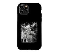 Smoking Papillon Street Scene Black White Grunge Frame Case for iPhone 11 Pro