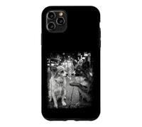 Smoking Papillon Street Scene Black White Grunge Frame Case for iPhone 11 Pro Max