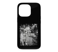 Smoking Papillon Street Scene Black White Grunge Frame Case for iPhone 13 Pro