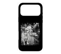 Smoking Papillon Street Scene Black White Grunge Frame Case for iPhone 17 Pro Max