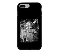 Smoking Papillon Street Scene Black White Grunge Frame Case for iPhone 7 Plus/8 Plus
