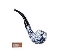 Smoking Pipe Handmade Tobacco Pipe Detachable Smoke Pipe for Smoking Lovers and Gift Giving (Random Pattern)
