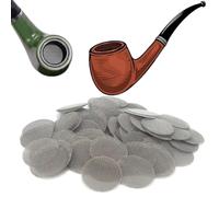 Smoking Pipe Screens 100% Stainless Steel Mesh Filters for Bong, Pipe, Rig and More - 15mm (0.6in) Mighty Crafty Screen - Gauze Ash Catcher Smoking Accessories