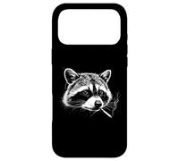 Smoking Raccoon Bad Attitude Dark Humor Funny Trash Panda Case for iPhone 17 Pro Max