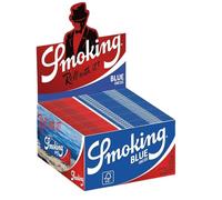 Smoking Rolling Paper King Size Black Blue Brown Unbleached Full Box of 50 Booklets (Blue King SIze 50Booklet)